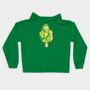 Wrestlepops: Snake Lime Kids Hoodie